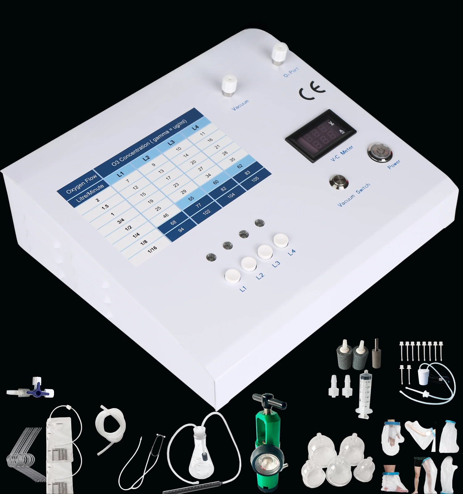 German Technology Vein Ozone Therapy Machine In  7-105ug/L