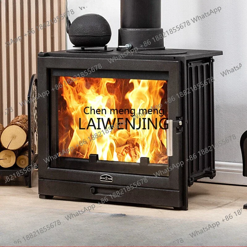 A55 wood burning cast iron fireplace for heating firewood winter indoor firewood stove
