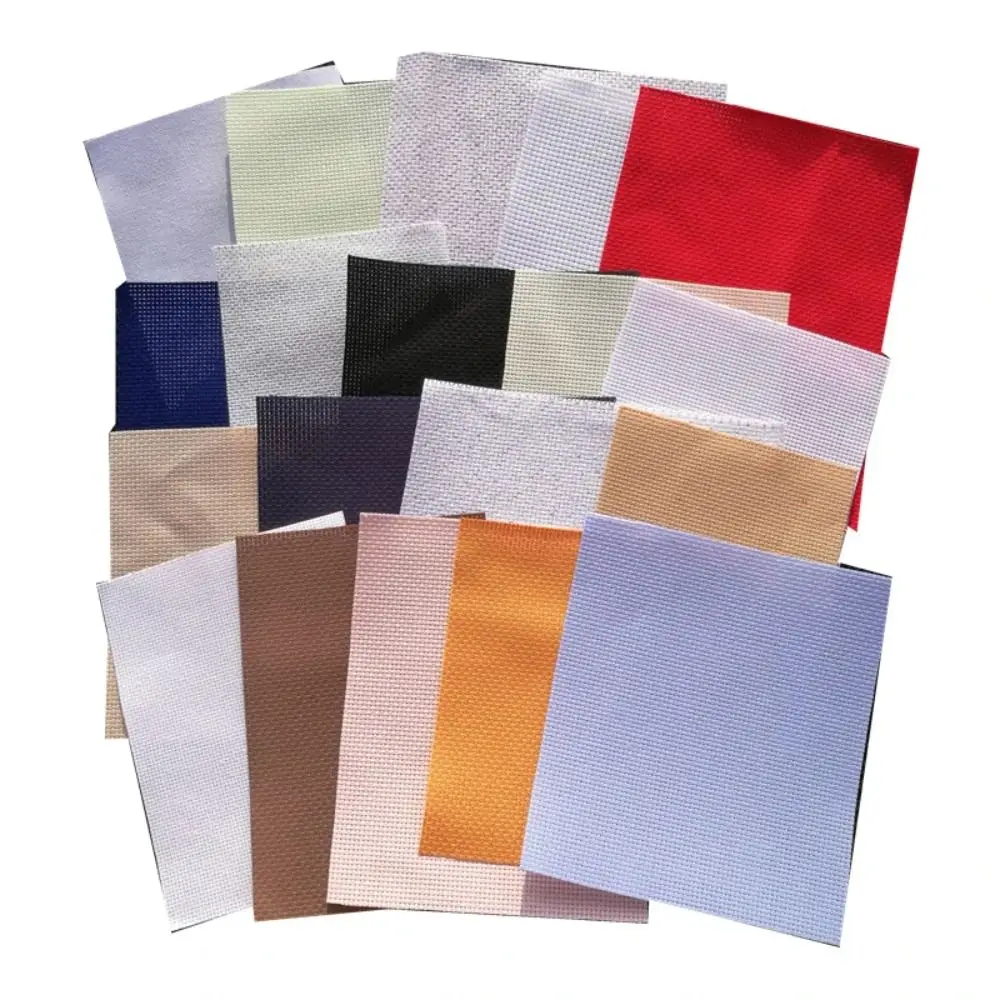 28x21cm Kreuzstich-Leinwand mit Raster 14CT Handgefertigter Stickerei-Stoff mit Gitter Praktische Quadratische Plastik-Leinwand für Zuhause – Detail 5