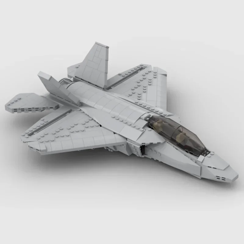 Moc Bouwstenen Militair Model F-35 Lightning II Vechter Technologie Modulaire Blokken Geschenken Speelgoed Voor Kinderen DIY Sets Montage