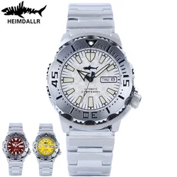 HEIMDALLR Monster V2 Frost Automatic Watch Men NH36A Men's Mechanical Sapphire Crystal Glass 62mas Luminous Diving Watch 200M