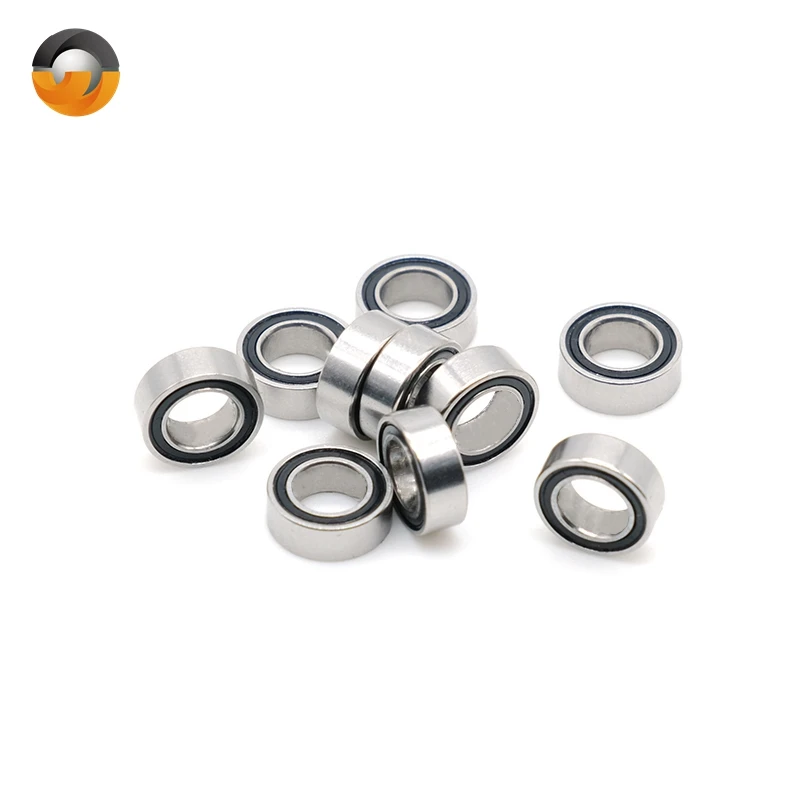 SMR74-2RS Bearing 4x7x2.5 mm ( 10PCS ) ABEC-7 Stainless Steel Ball Bearings Shielded SMR74RS SMR74 2RS