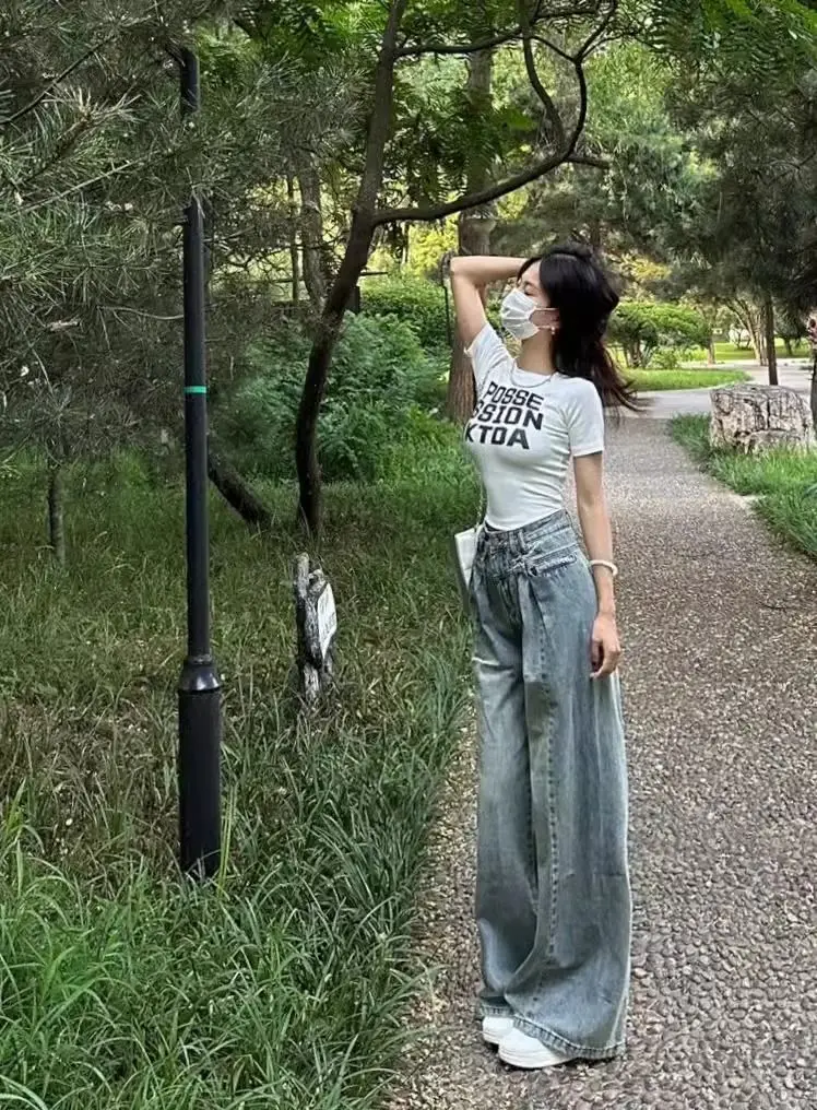 

Jeans Femme Curvy Women'S Clothes Cropped Ankle Length Short Capri Ladies Female Denim Trousers Fashion Basic Simple Everyday