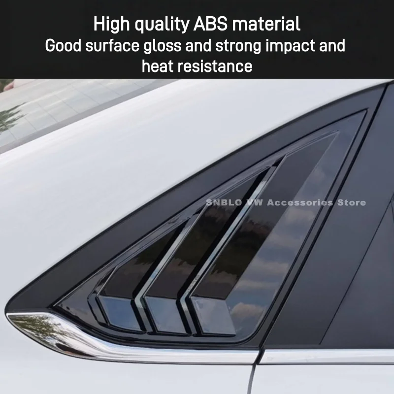 For The Fourth Generation Geely Emgrand 2022-2026 Accessories Rear Triangular Blinds Side Window C-pillar Decoration Sticker