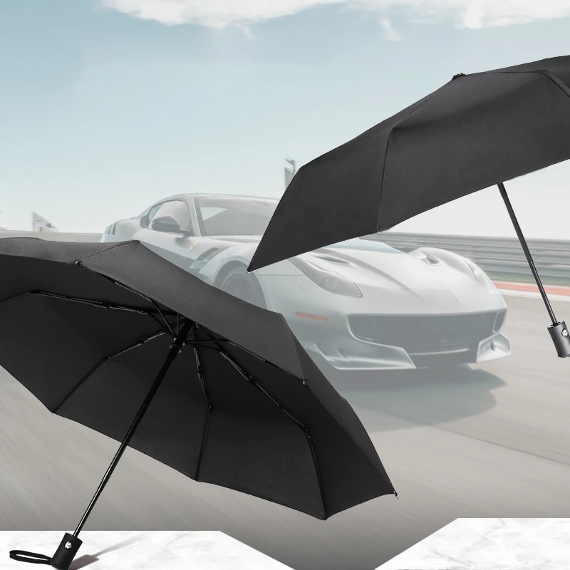 Car Folding Umbrella Portable Automatic Sunshade For Tesla Emblem Model S Model X Model 3 Roadster Cybertuck Auto Accessories