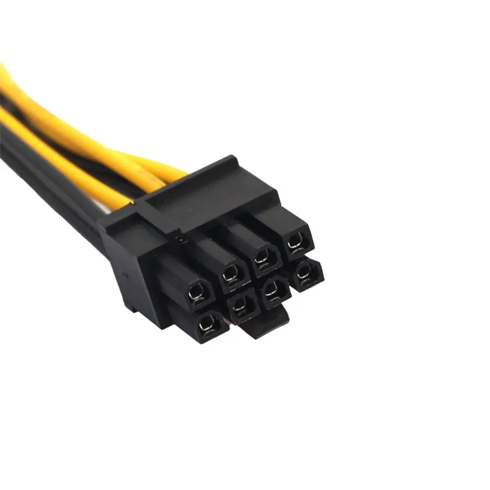 Cabo divisor de cabo de alimentação da placa-mãe, cabo de placa gráfica de linha de alimentação, cabo divisor gpu de 8 pinos para duplo 8 pinos 8 pinos para duplo 6 + 2 pinos