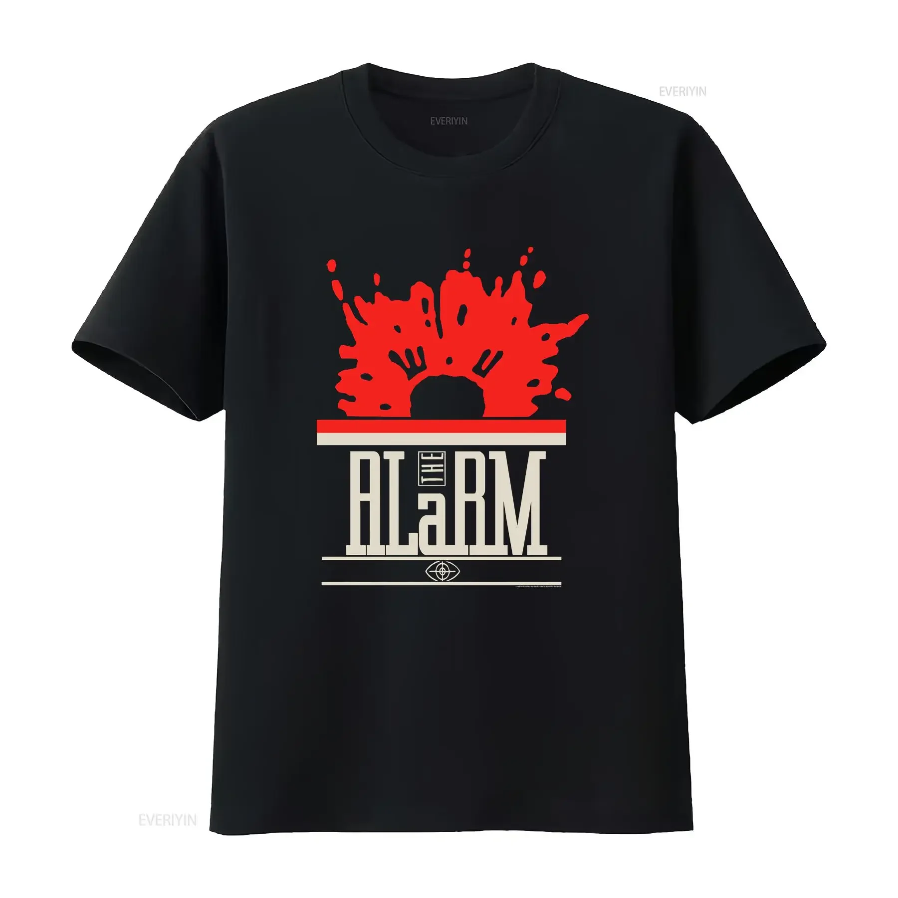 Vintage 1988 The Alarm Eye Of Hurricane Tour T Shirt size L W 19 5 x 28 vintage Washed Unisex Top For Everyday Wear fashion