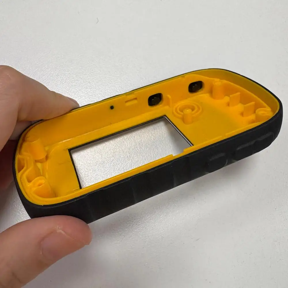 Garmin Etrex 10 Front Cover With Glass Panel With Power Button GPS Handheld Replacement Yellow Shell Repair