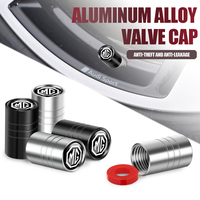 4PC Car Styling Wheel Tire Stem Valve Cap Metal Dust Cover For Morris Garages MG Motors ZS GS MG5 MG3 MG4 MG6 MG7 X-Power Hector