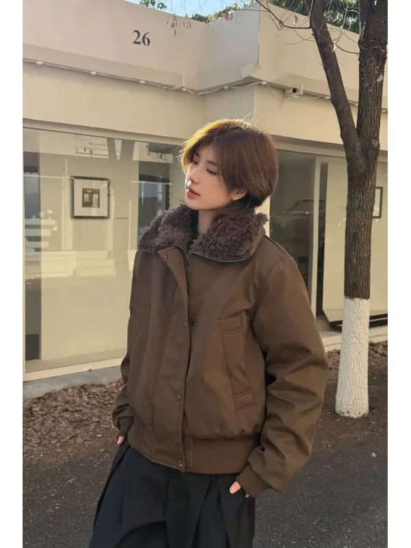 

Brown Barn Coat Cotton Jaet Men's Winter Thi Warm ort Cottonwear Meralde Sount Eagle Outerwear Cleanfit Sle