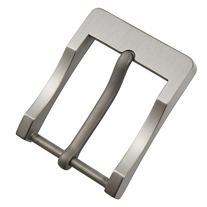 35/40 مللي متر التيتانيوم النقي غير قابل للصدأ دبوس مشبك حزام الرأس-التيتانيوم معدن الجلد ودية الترفيه تنوعا الرجال مشبك حزام الموضة