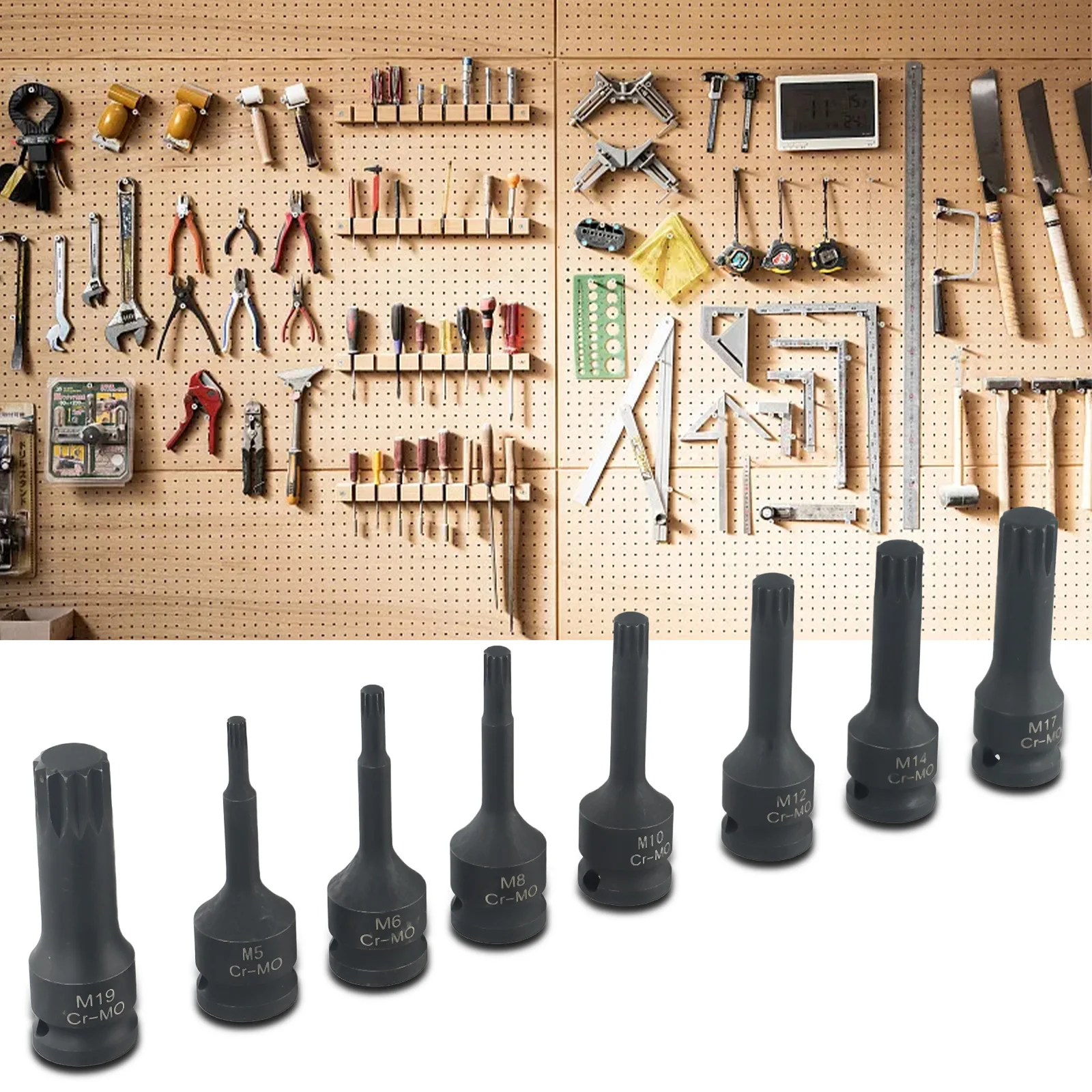 

Automotive Specialy Tools.plastic Portable Storage Box Wrench Socket Material Selection Metal 8pcs Wide Range Of Professional M5