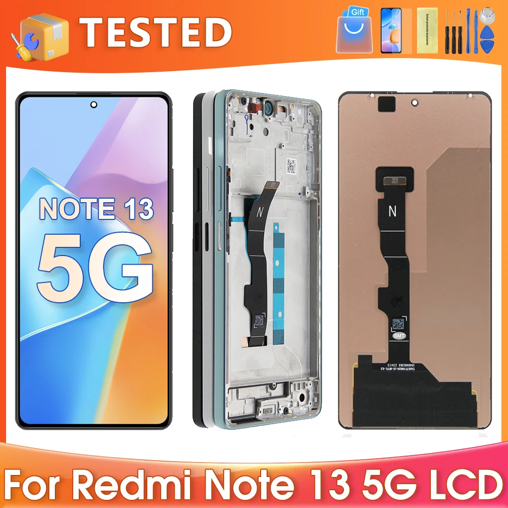 Xiaomi-Redmi Note 13,5g,6.67,2312インチ,OEM用の交換用LCDタッチスクリーンパネル
