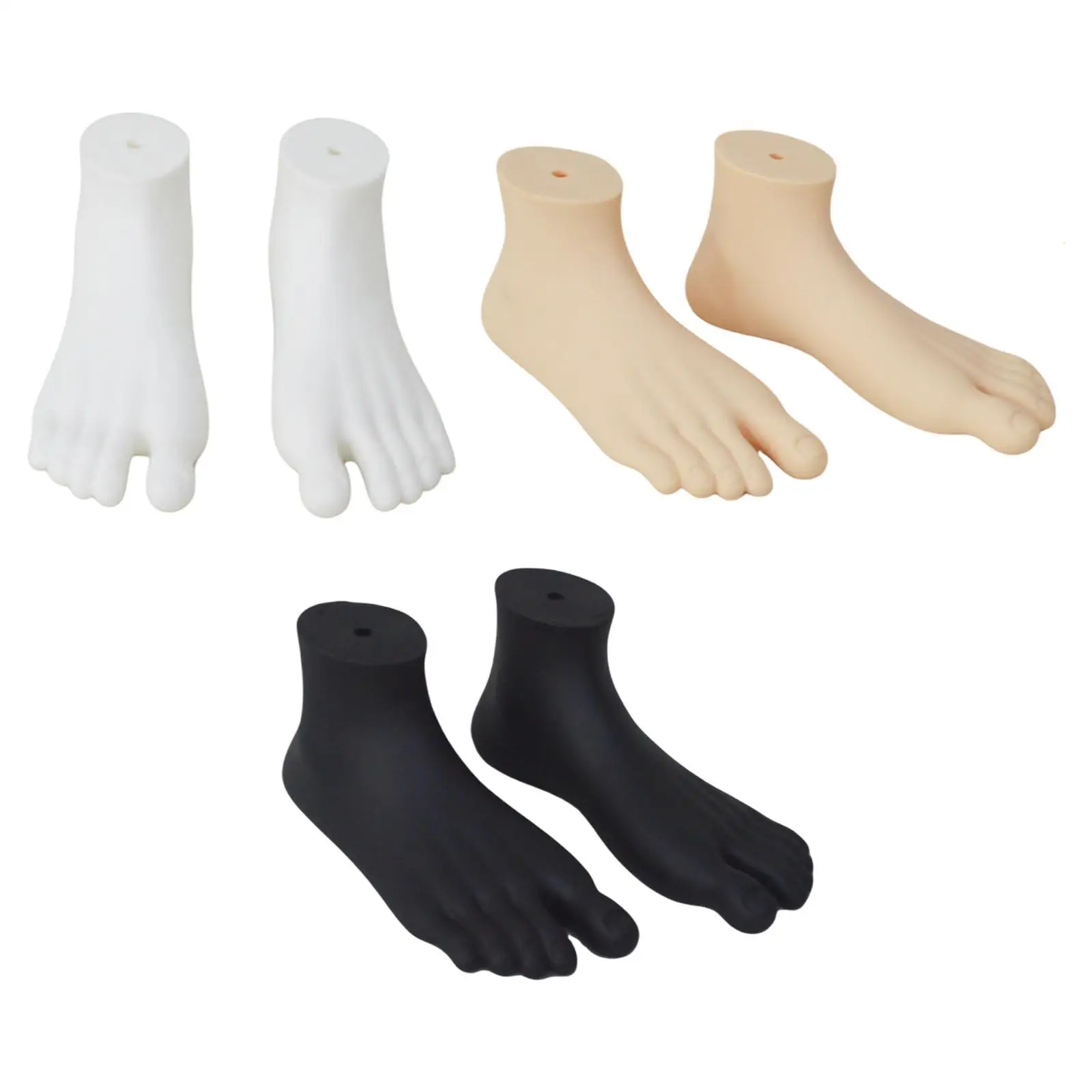 

2x Mannequin Foot Fix Forms of Jewelry Photography Posts of the ankle chain Home