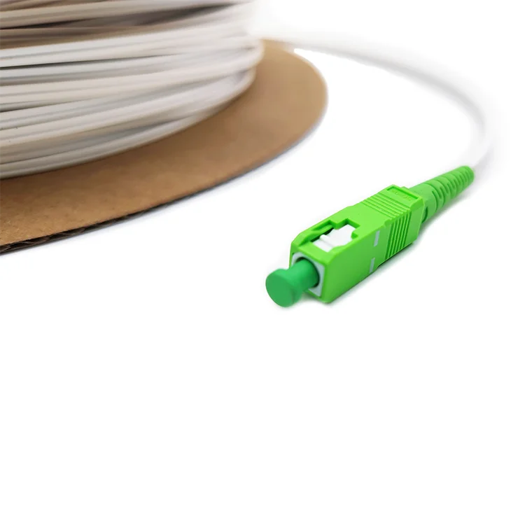 RUX Outdoor Singlemode 0.9mm 9/125 Fiber Optic Patch Cord FTTH Drop Cable for Outdoor Applications