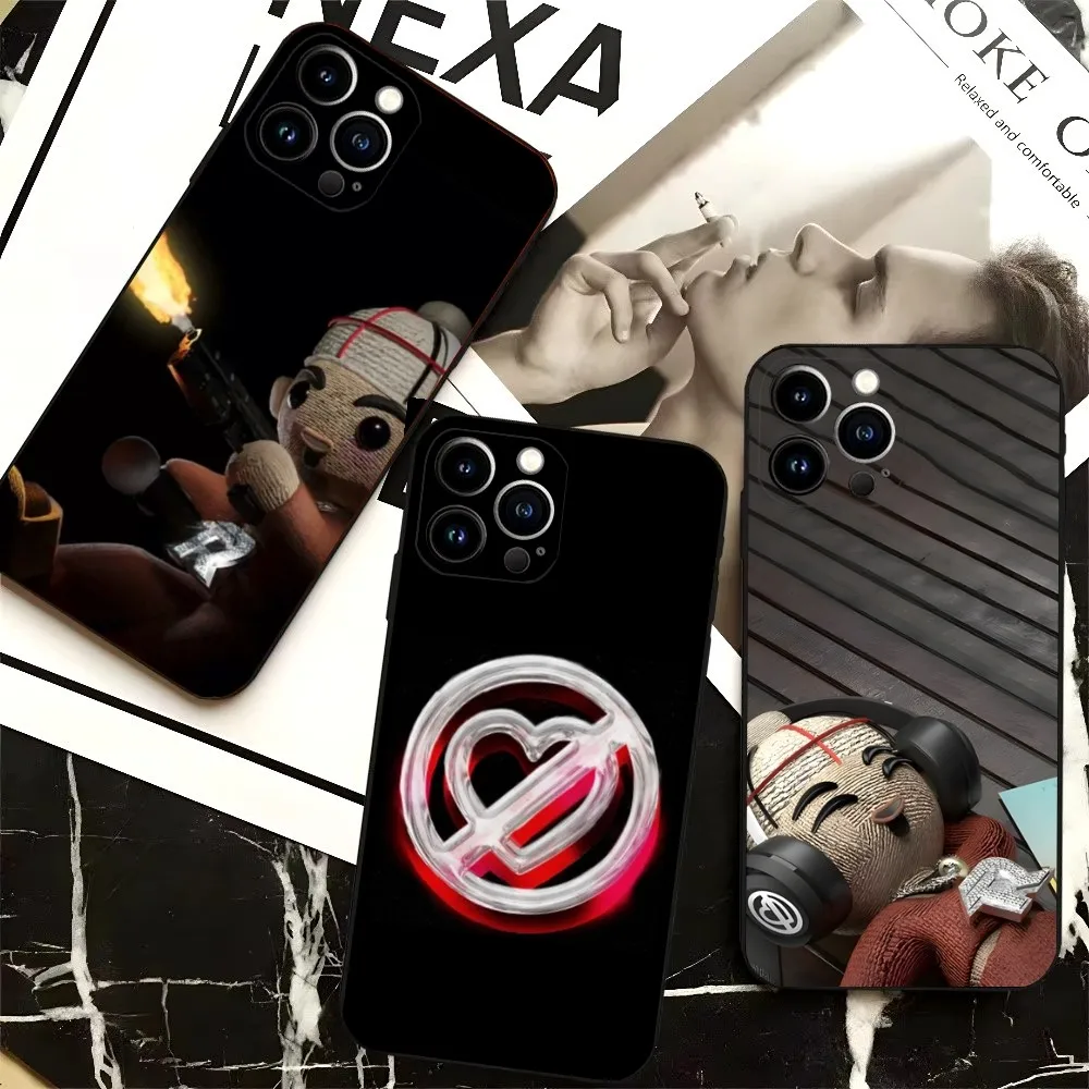 

Rapper JOP Fuerza Regida Phone Case For iPhone 16,15,14,13,12,Pro,Max,11,7,8,Plus,XR,XS Max Shockproof Silicone Soft Shell