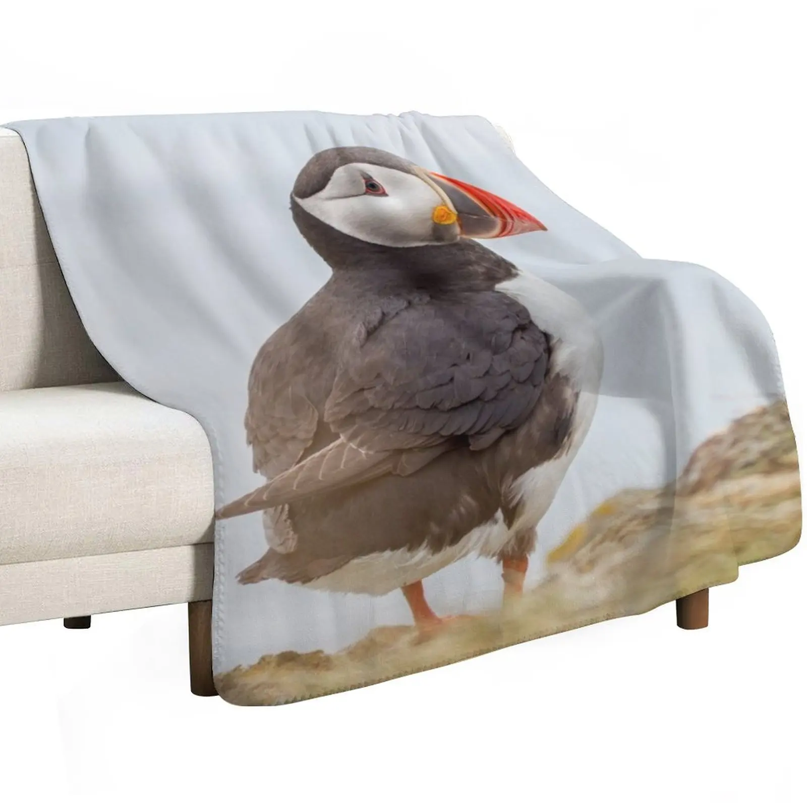 Atlantic Puffin #1 Throw Blanket manga Baby Beautifuls for sofa For Sofa Thin Cute Plaid Blankets