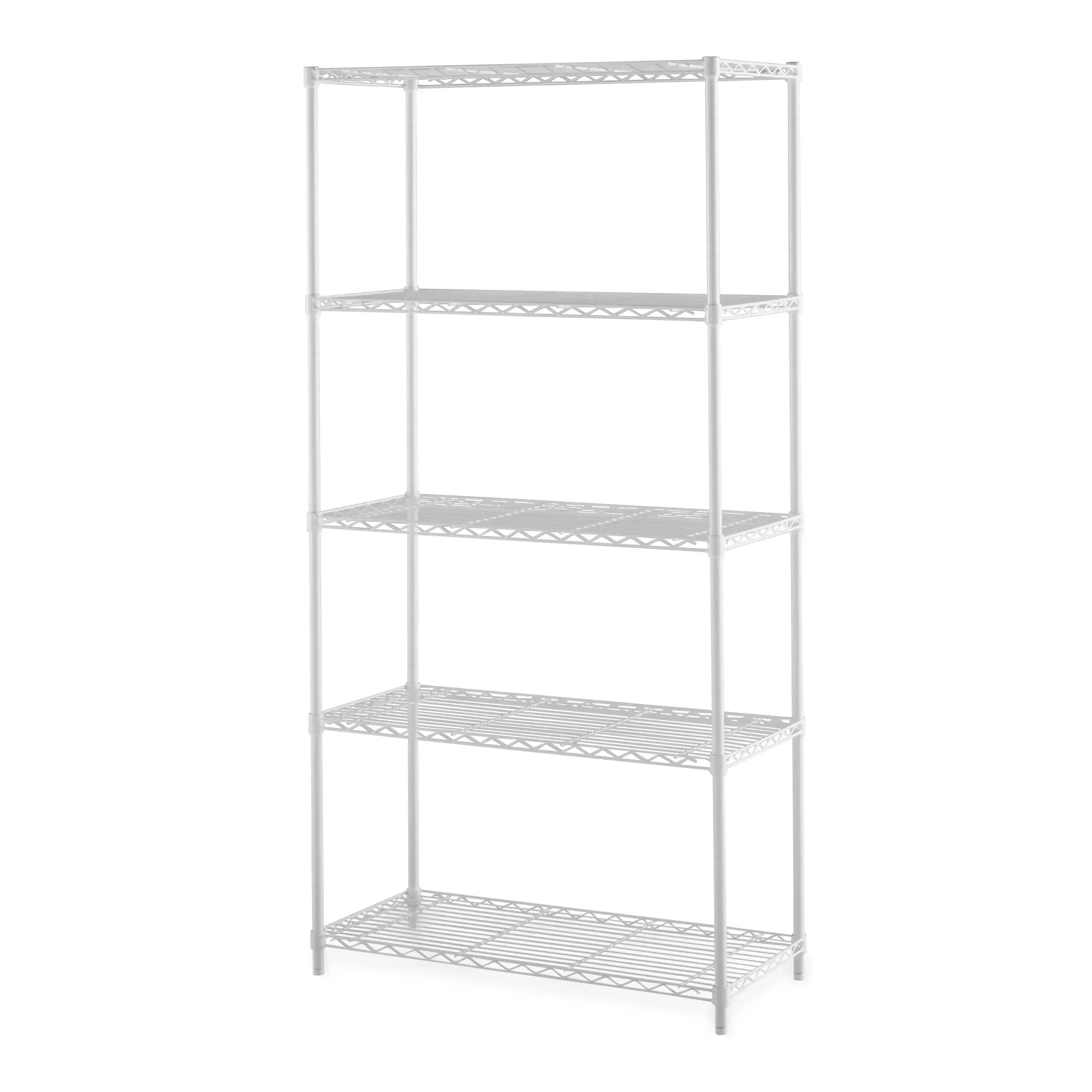 White Wire Shelf 5-Tier 72