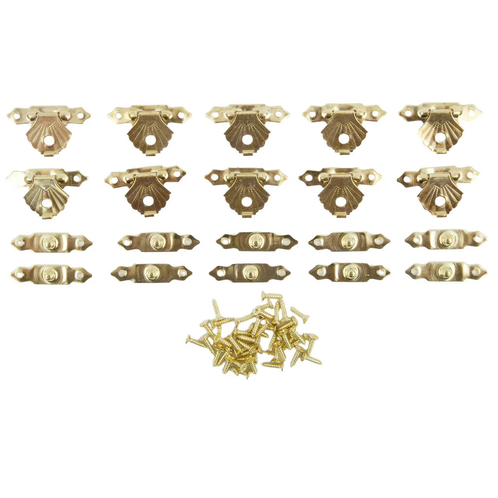 자물쇠 Hasps 래치 레트로 실버 30*18mm 걸쇠 잠금 나무 상자 골드 래치 후크 10pcs Hasps 래치 실용