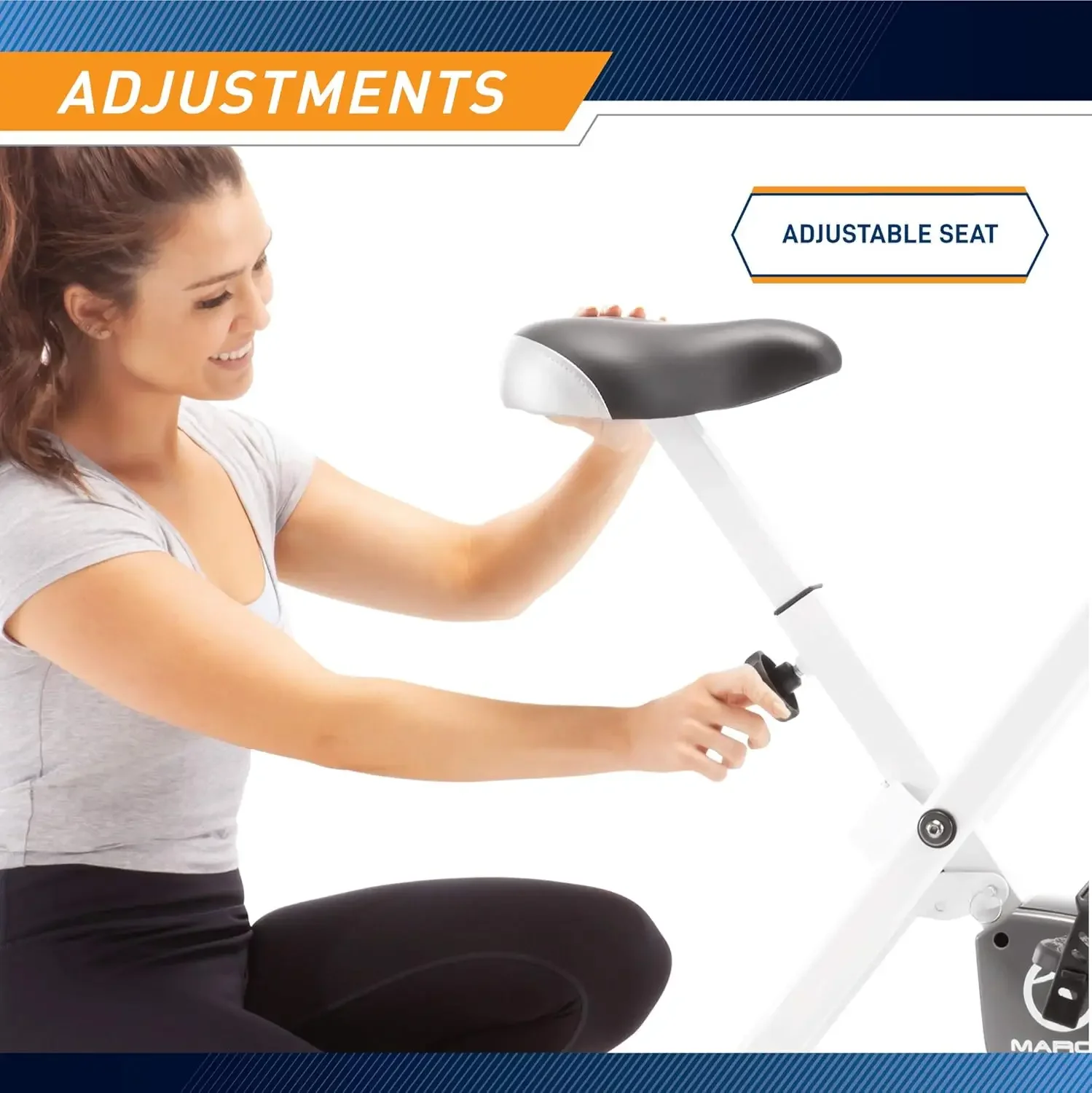 Vélo d'exercice vertical pliable, réglable, pour entraînement cardio et musculation, plusieurs styles disponibles