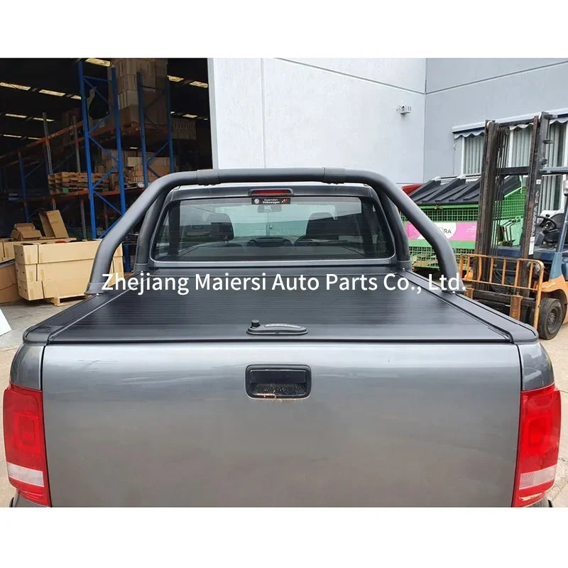 

Factory Hot Selling High Quality Pickup Accessories Truck Bed Cover Retractable Shutter Roll up Lid Tonneau Cover for Hilux Dmax