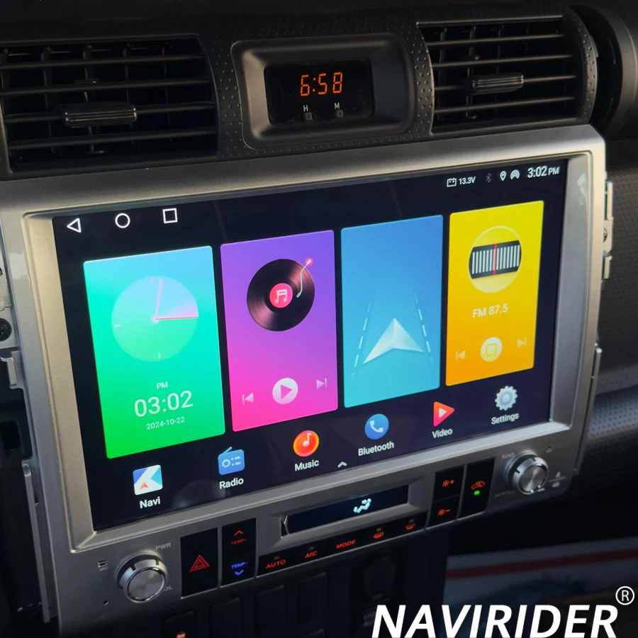 

Car Radio For Toyota FJ Cruiser 2007 - 2019 13.3inch 1920*720 Car Android Screen AutoRadio GPS Multimedia Video Player CarPlay