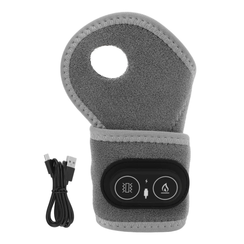 

Heated Wrist Brace For Tendonitis Carpal Tunnel Relief Reduce Soreness 3 Heating Temp 3 Massage Mode Vibration Wrist Heating Pad