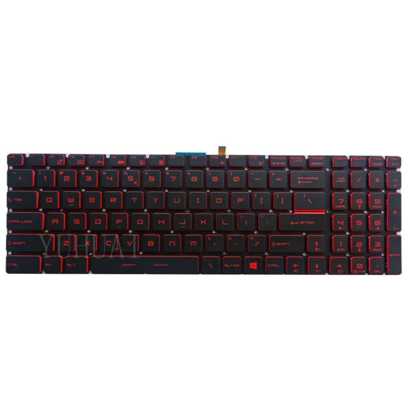 Laptop for MSI GF75 Thin 8RC 9RD 9RD MS-17F1 MS-17F2 MS-17F5 US Backlit Keyboard