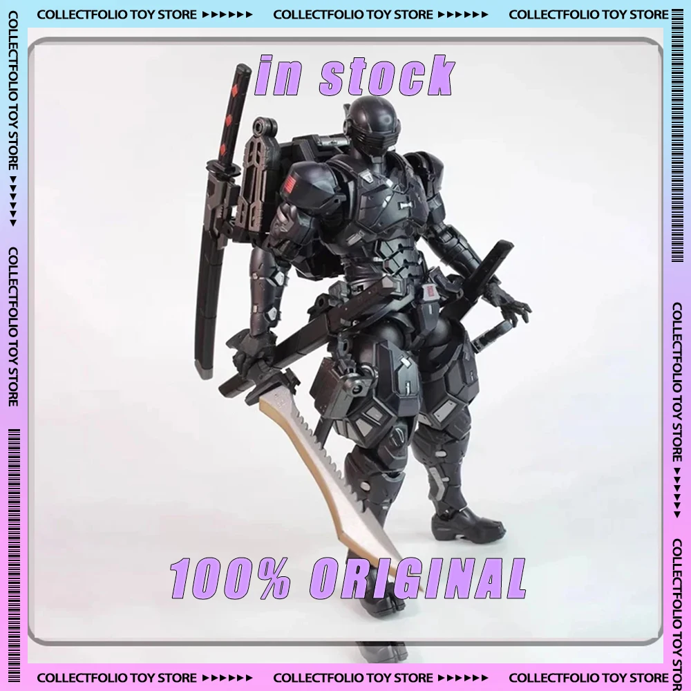 

Anime Black Warrior Action Figure Cool Snake Eye SC001 Black Warrior With Sword Movable Model Figurine For Kid Collection Gifts