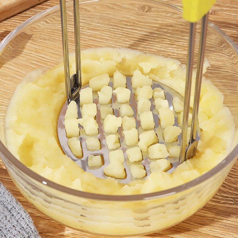أداة مطبخ يدوية لمهراسة البطاطس المضغوطة، أداة مطبخ محمولة للأطفال، ملحقات المطبخ لخبز الفاكهة والخبز #5