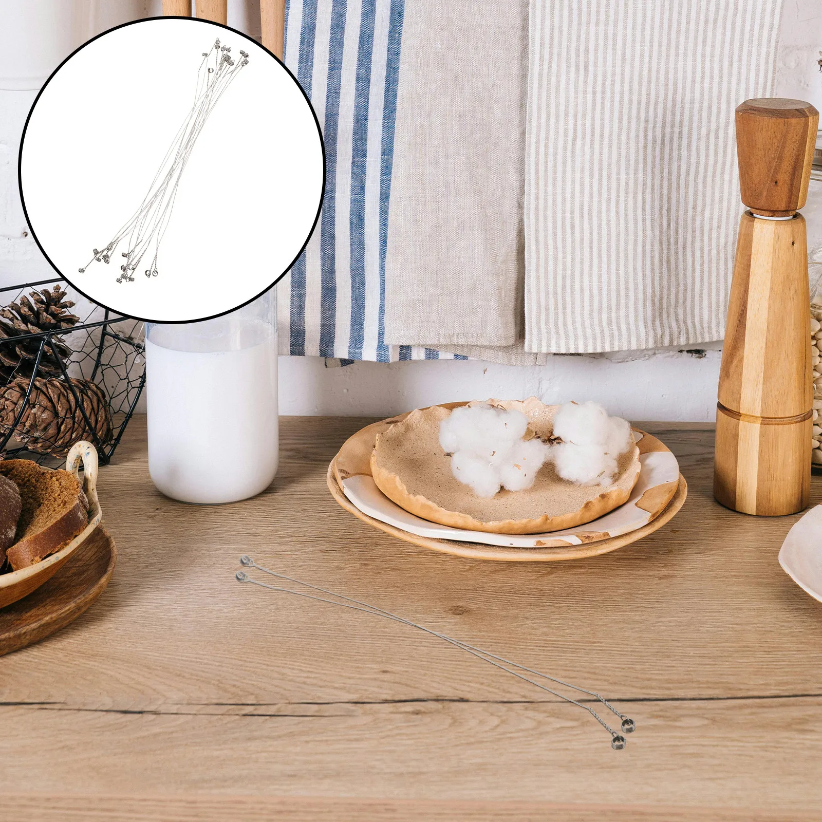 Kit de 15 Piezas de Alambres de Repuesto de Acero Inoxidable para Cortar Queso, Corte Preciso para Queso Duro, Jamón, Mantequilla, Jabón, Utensilios de Cocina