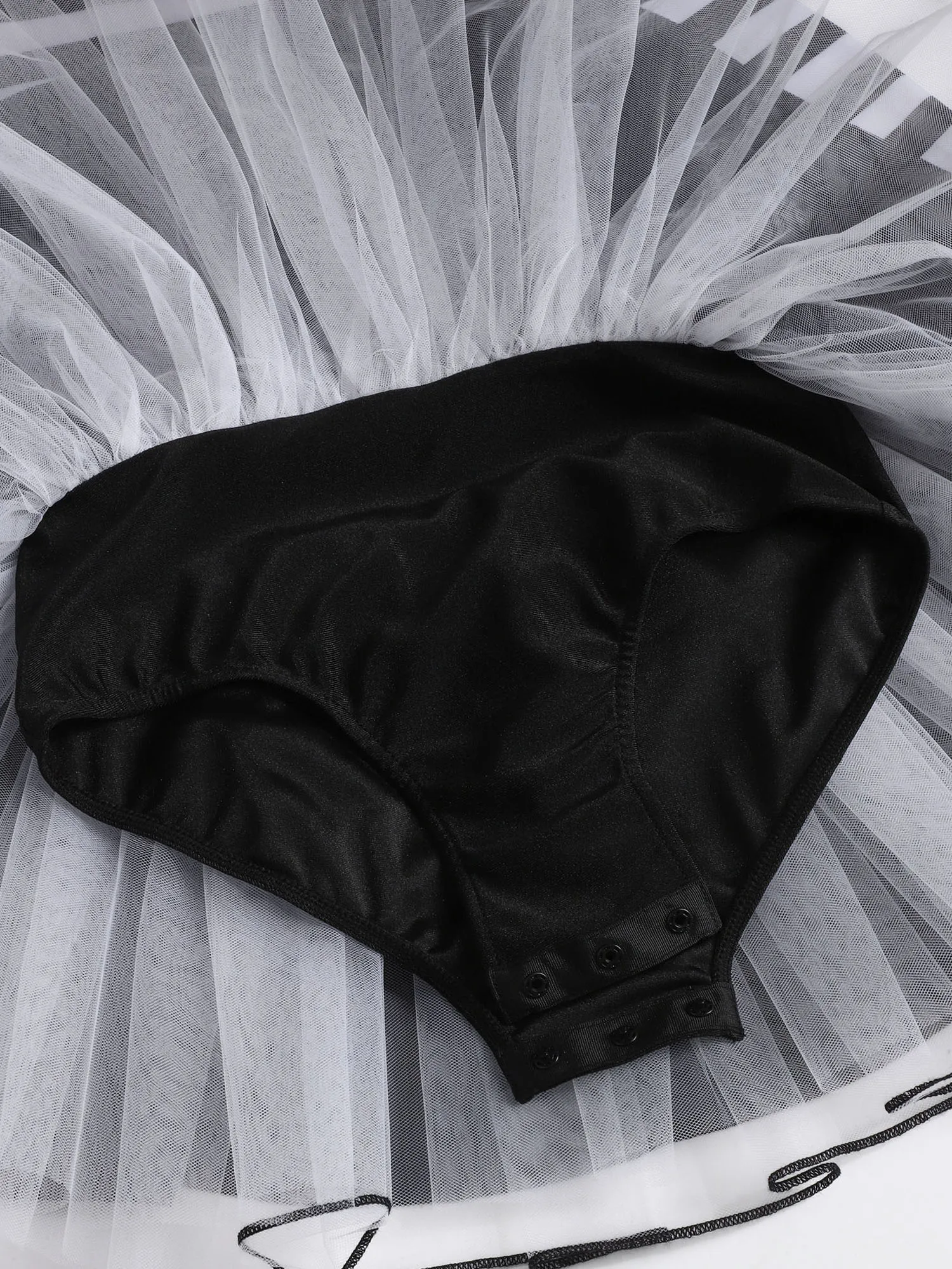 Costume da prigioniero a righe per bambina, costume da prigioniero, girocollo, taglio sul retro, maniche lunghe, tutù arricciato, gonne cosplay con cappucci diretti