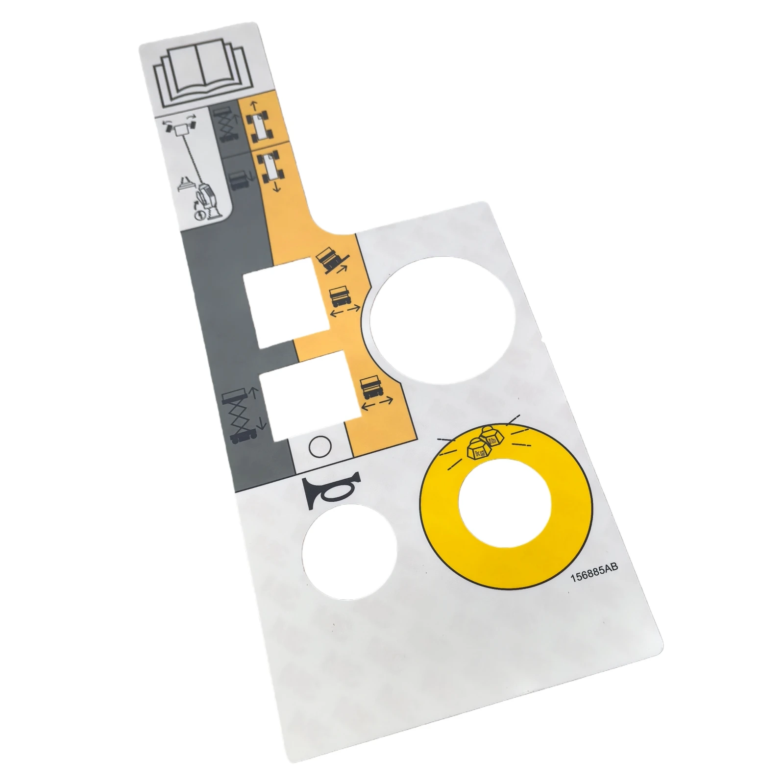 SKYJOINTS Skyjack Control Box Decal 156885 156885SJ Pictorial Label Skyjack Parts for Skyjack Electric Scissor Lift SJIII3215 SJ