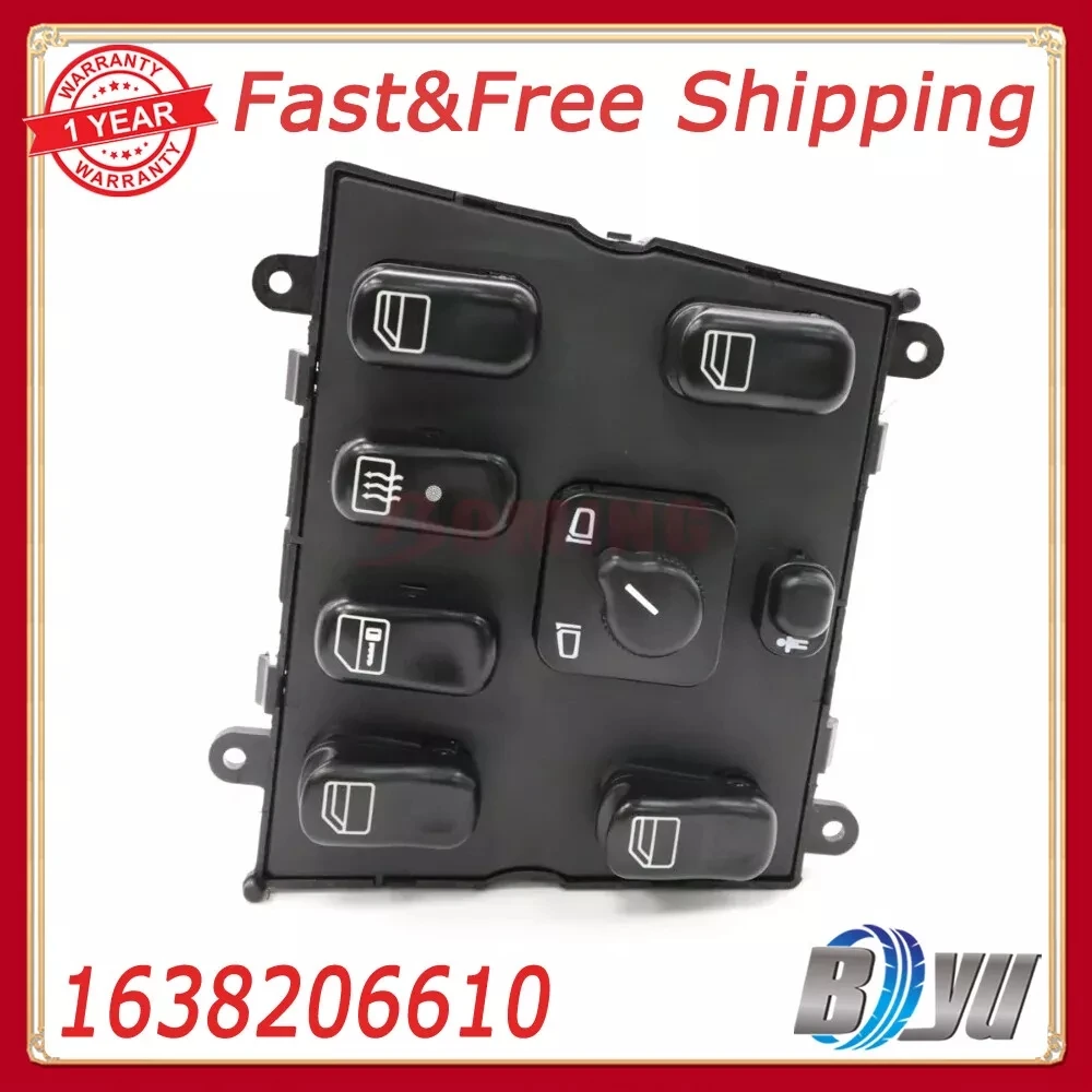 

Power Window Lifter Control Switch For Mercedes-Benz ML320 ML430 ML500 ML55AMG 1638206610 A1638206610 901573