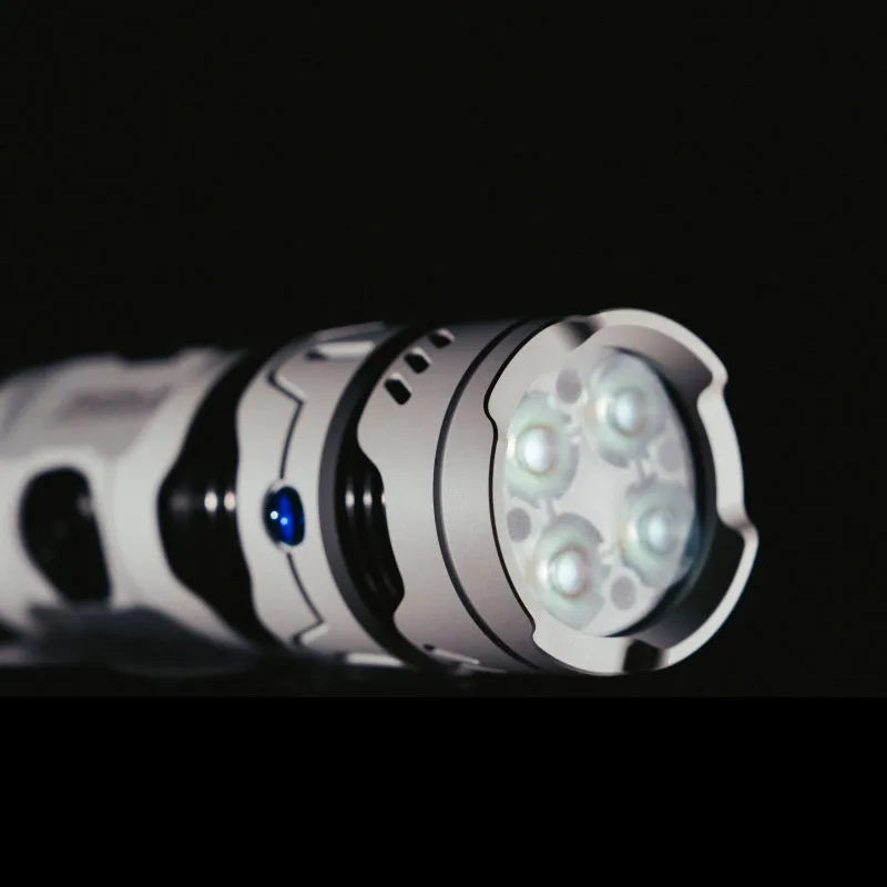 Imagem -04 - Manker Timeback Iii Lanterna Portátil Led e Luzes de Sinal Coloridas 2500 Lumens Várias Maneiras de Jogar Edc