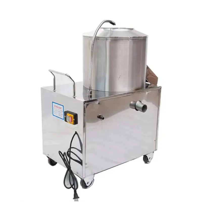 High quality restaurant orange peeling machine automatic garlic processing line brush roller wash potato peeling machine