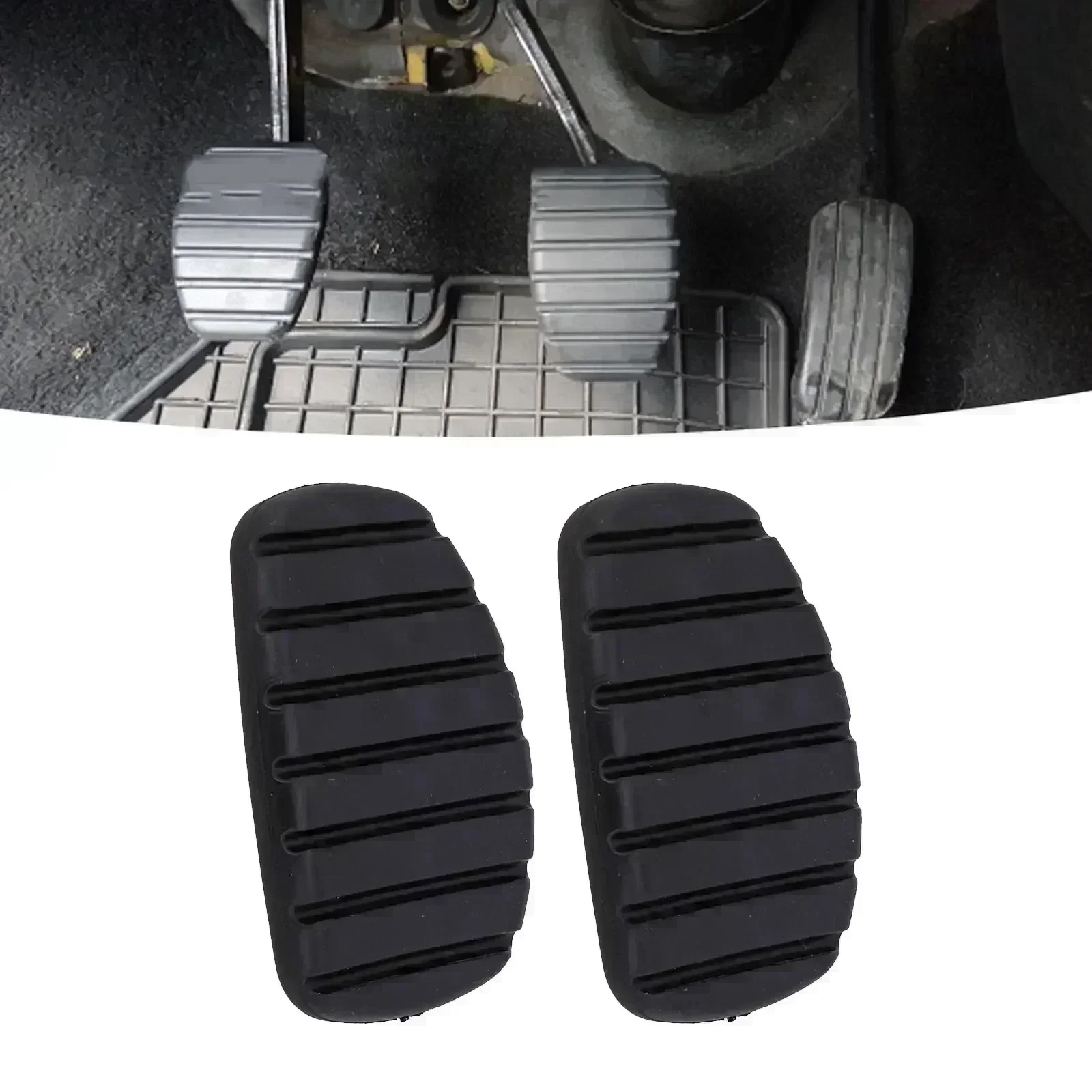 For Clio II-IV Car Pedal Pad Brake Pedal Covers Car Maintenance Comprehensive Fitment Driving Comfort High-quality Rubber