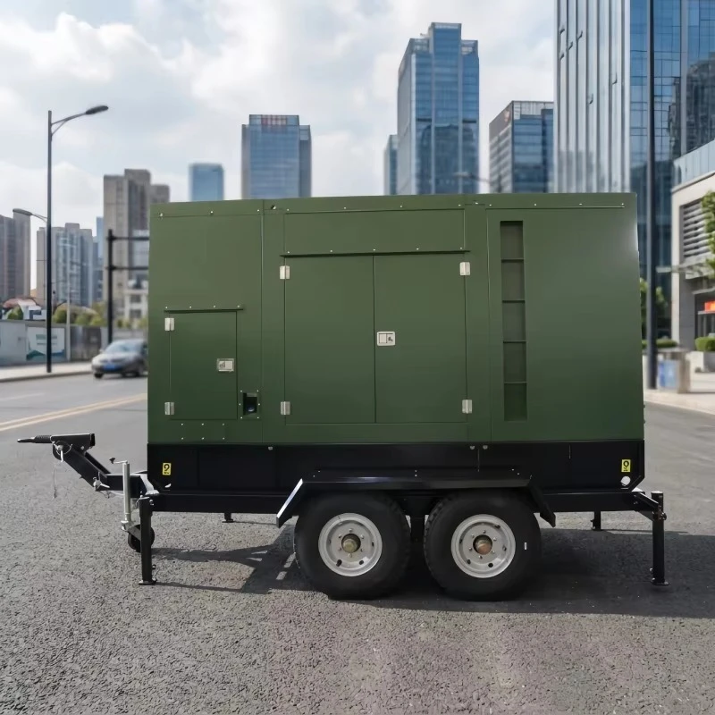 Sells 25kVA 30kVA 40kVA 50kVA 60kVA   Generator 100kVA 200kVA 300kVA 400kVA with Silent Canopy and Portable Trailer