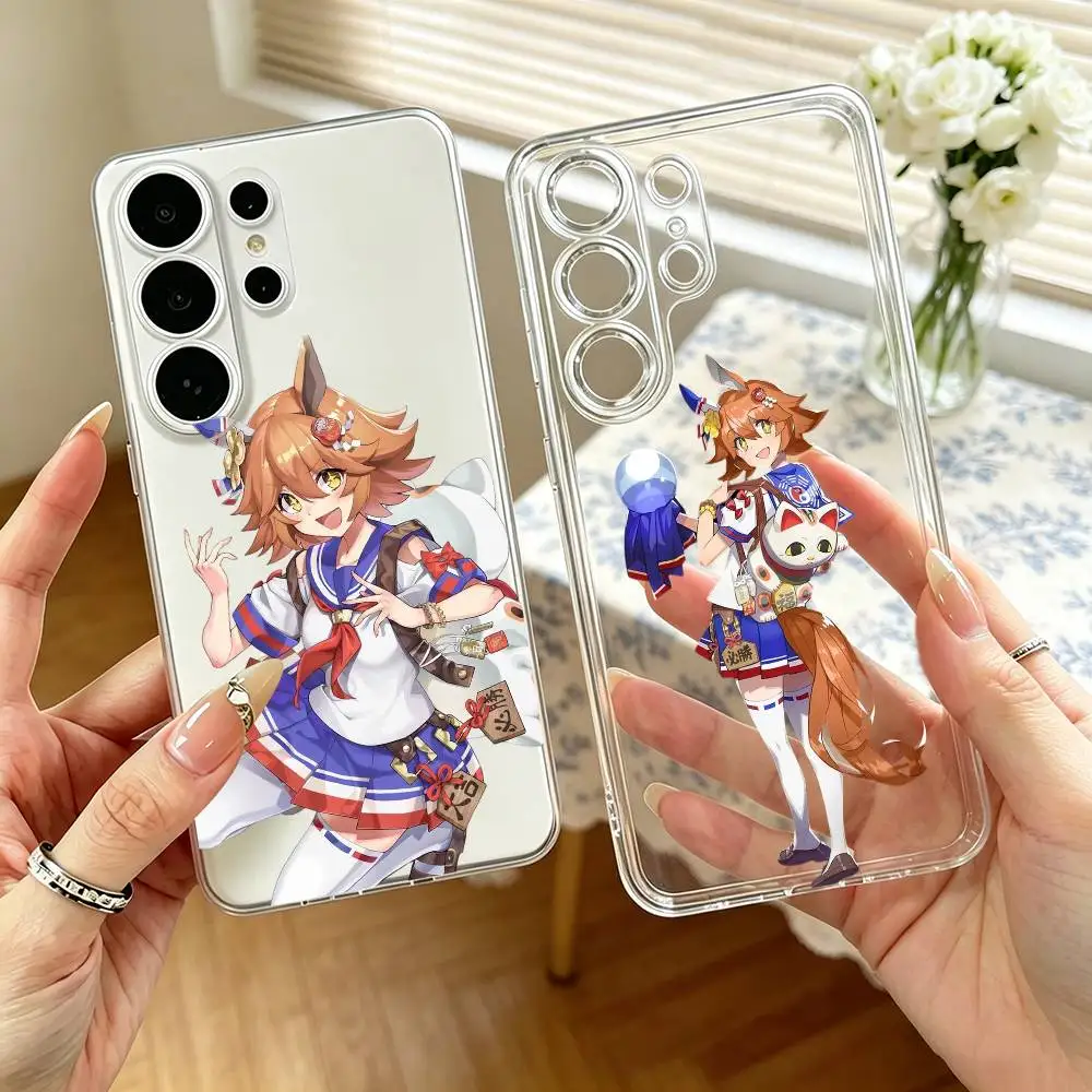 Matikanefukukitaru Umamusume   Phone Case For Samsung S25,S24,S21,S22,S23,S30,Ultra,S20,Plus,Fe,Note,10,9,5G Transparent Cover