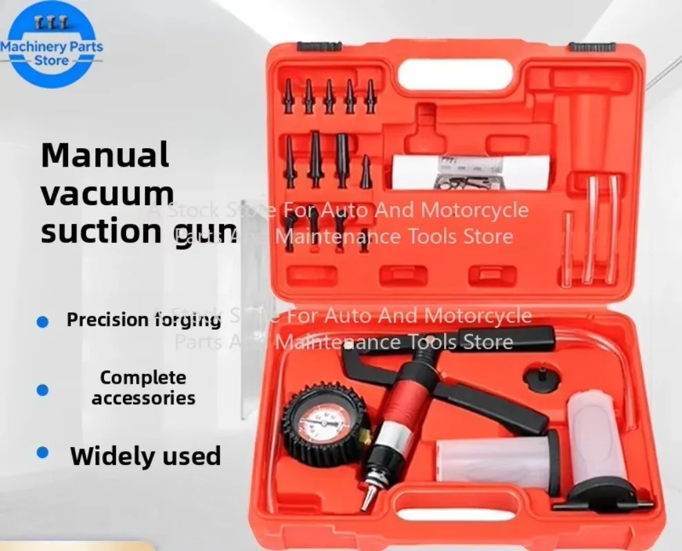 Manual Brake & Clutch Bleeder Tester Set Bleed Kit Vacuum Pump Car Motorbike