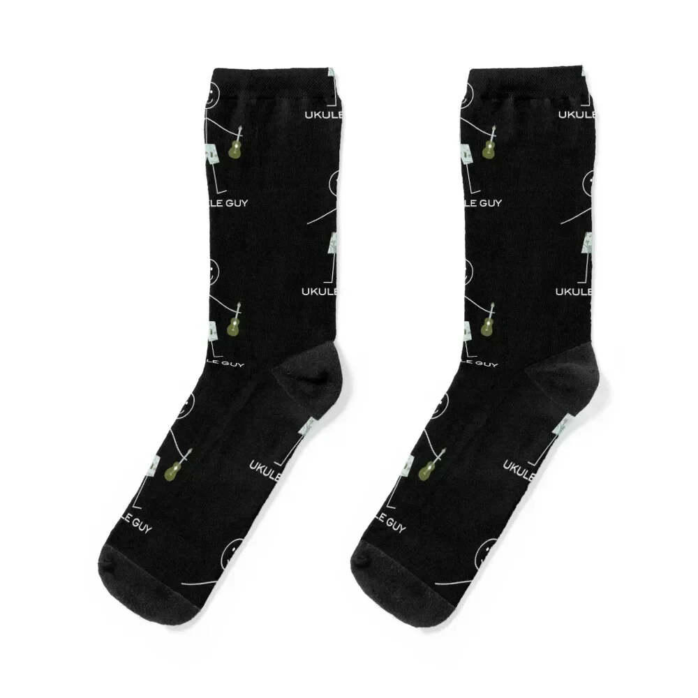 Funny Mens Ukulele Guy Socks cartoon loose Argentina Socks For Girls Men's