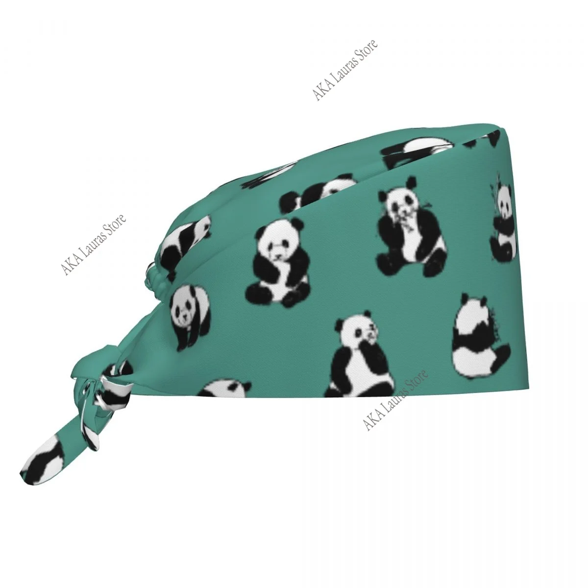 Panda Accessori infermieristici Cappello Scrub Berretto chirurgico Dentista Berretto da laboratorio per animali Berretto Scrub Anestesia Scrub Cap