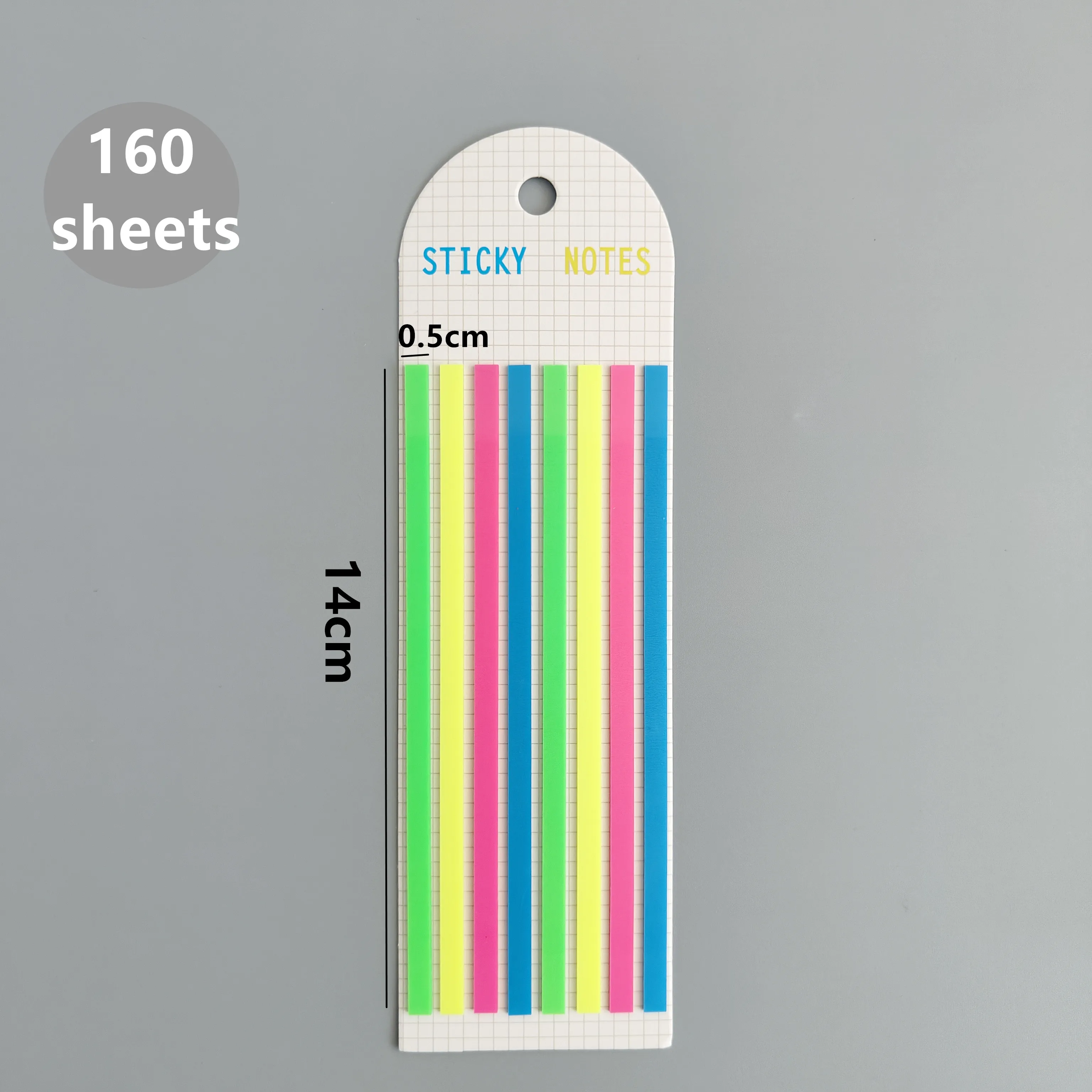 160 Blatt transparente Haft notizen selbst klebende Lese anmerkung für Bücher Notizblock Lesezeichen Notizblock Index Tabs – Detail 17