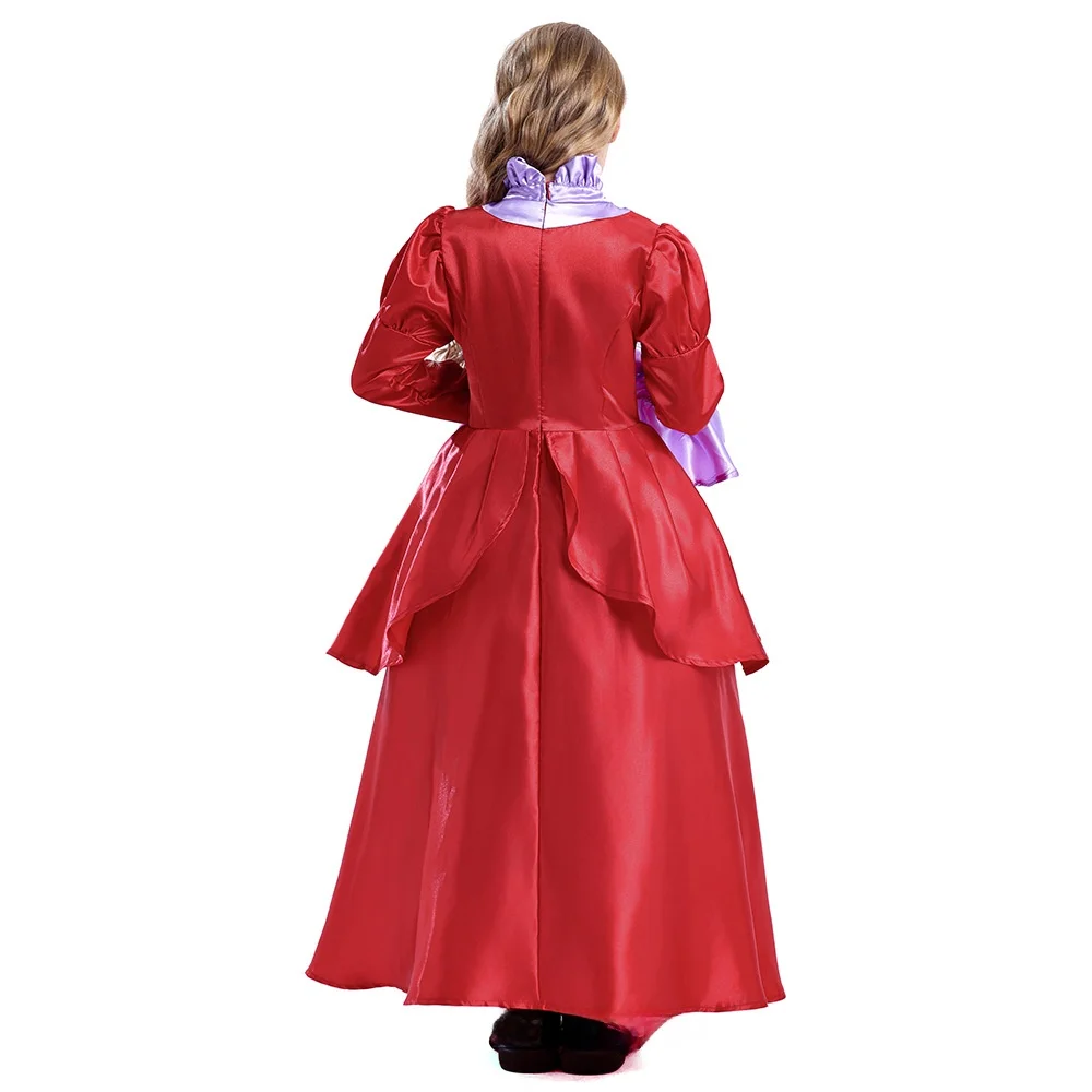 Victoria Era Princ Skirt Children's Performance Costume loween Tea Par Stage Outfit Polyester Material Ethnic Faion