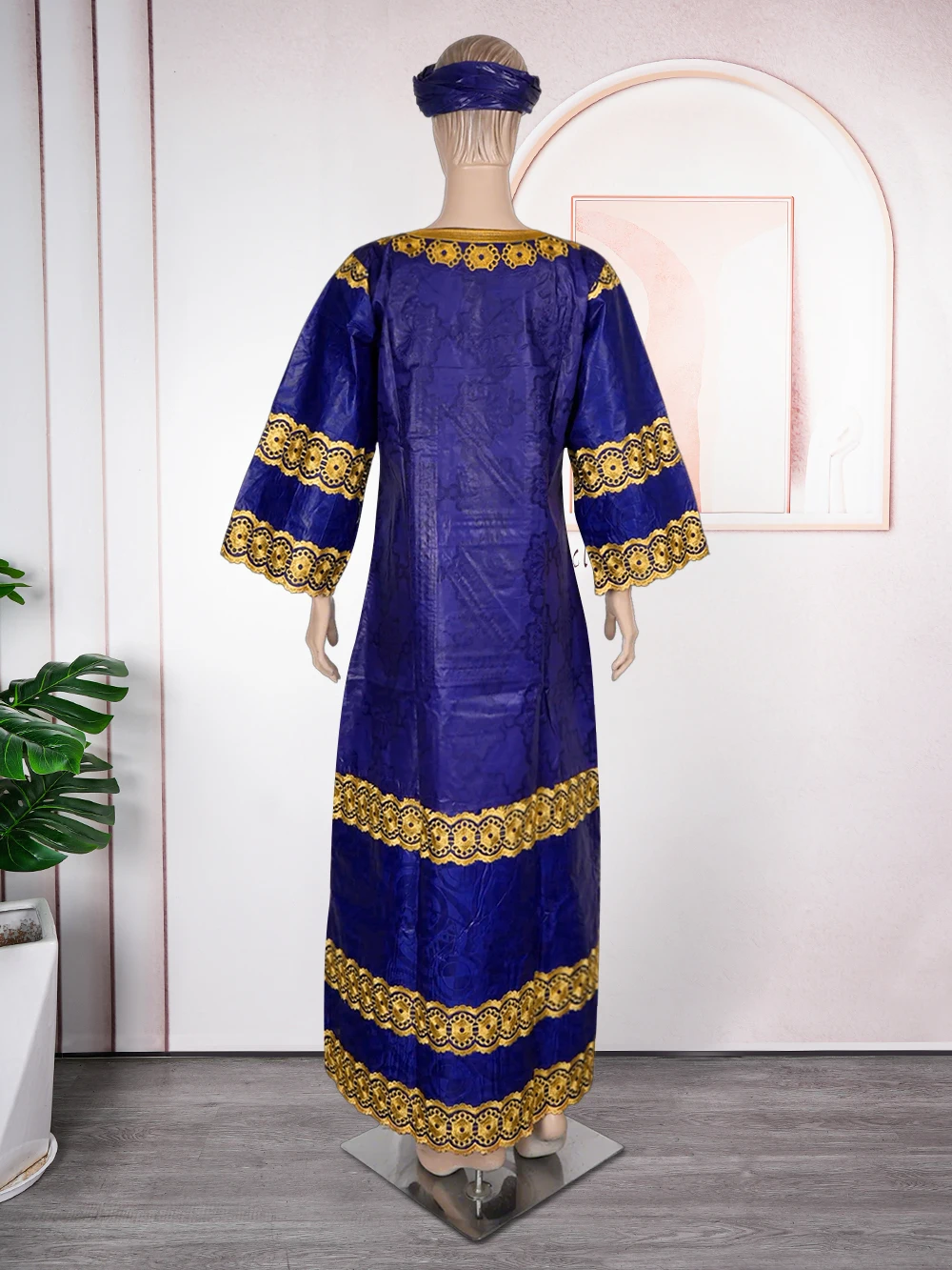 ​​​​​H&D African Clothes For Women Tradition Dress Embroidery  Bazin Wedding Party Dress Ankara Robes Trads African Clothes