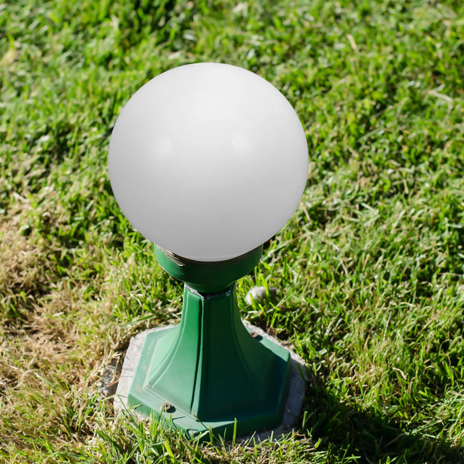 

Ball Shaped Lamp Shade Acrylic Outdoor Light Globe Replacement Round Cover 10Cm Base Decorative Home Street Lighting Accessory