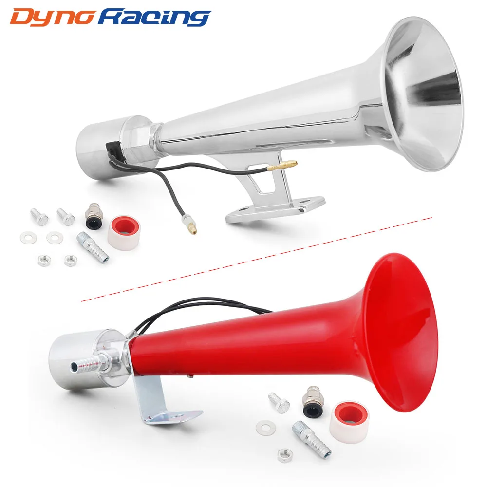 Car Air Horn Rustproof 450Hz 120dB Iron/plastic Truck Whistle Horn for 12V 24V Boat Yacht RV Motocycle Car Whistle Horn