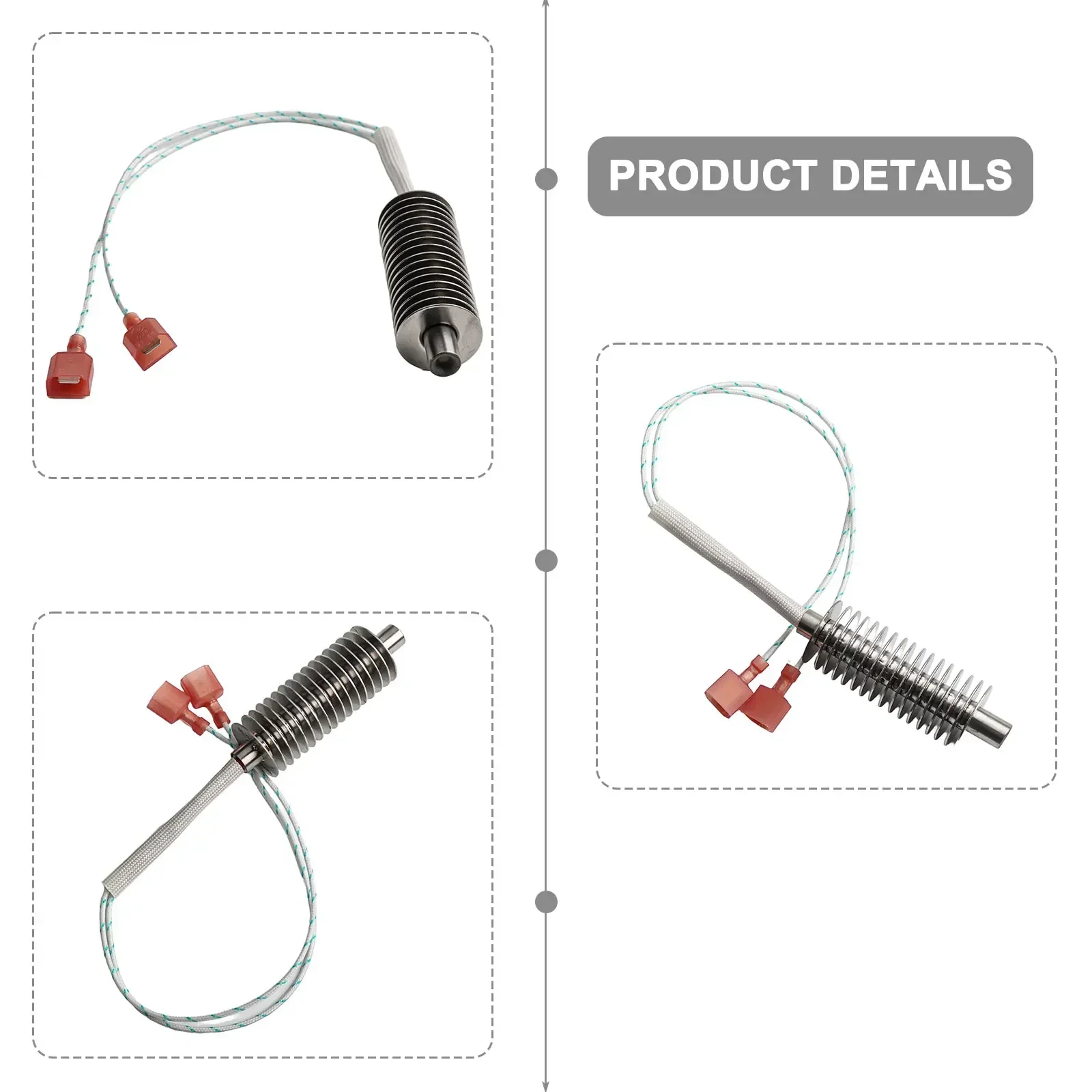 Precise Replacement Ignition Rod for Harman 320677200 Pellet Fireplace Ensures Efficient Performance with 17 Teeth Design