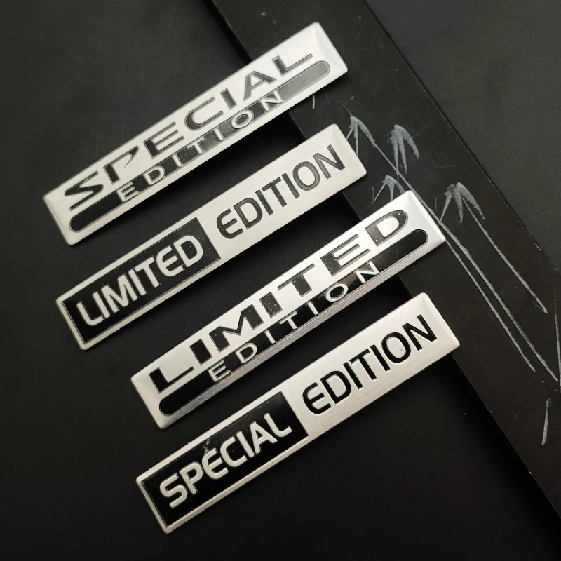 

3d Aluminium Special Edition Logo Limited Edition Emblem Sticker Car Interior Exterior Decoration Decal Motorcycle Accessories