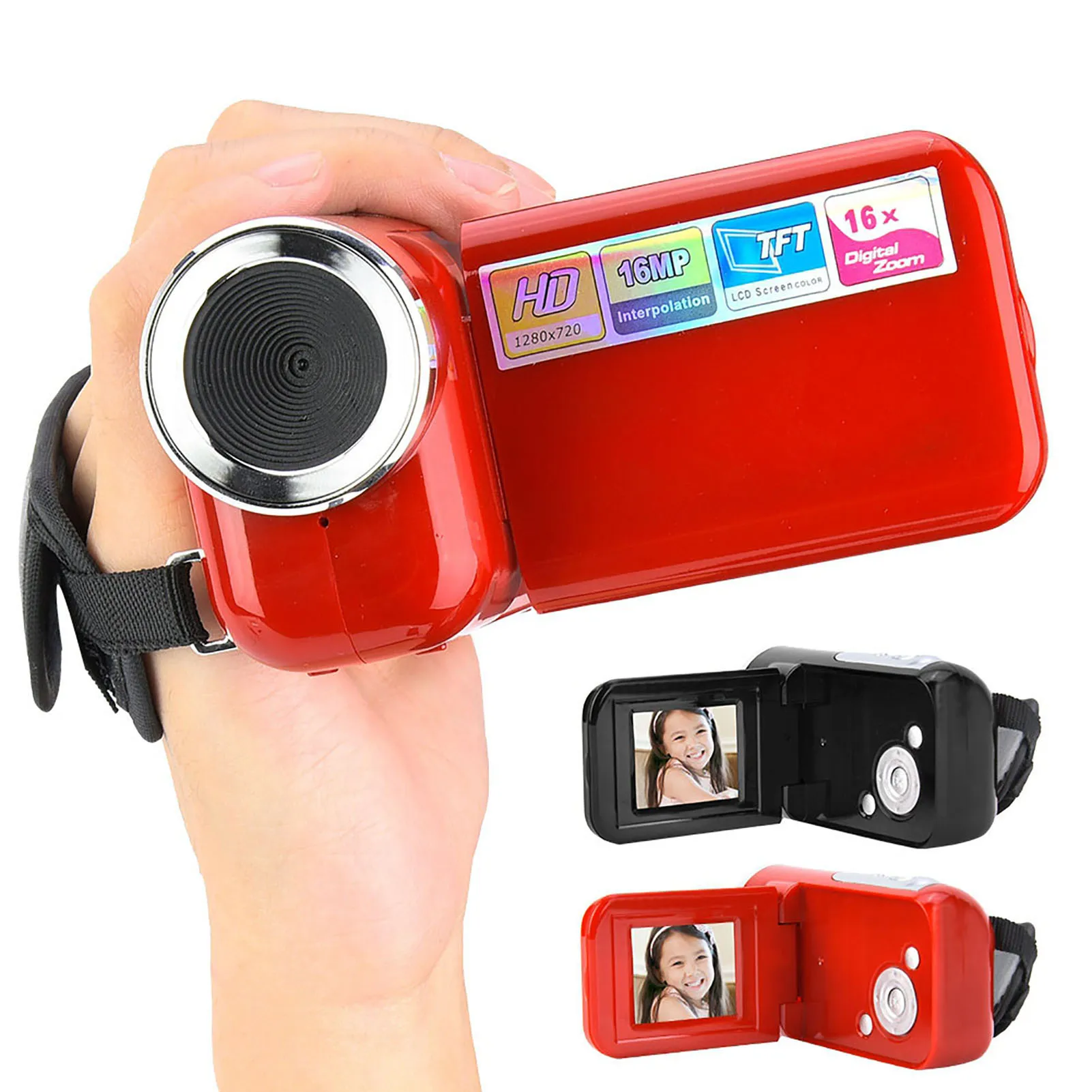 Digital Camcorder  Portable Children Kids HD Digital Video Camera Camcorder with TFT LCD Sceen  Video Camera Camcorder